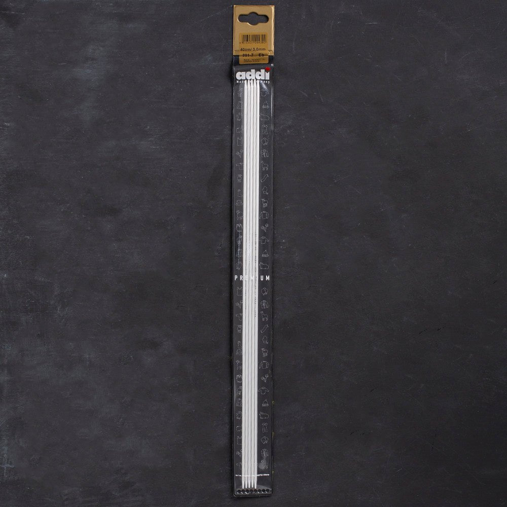 Addi 3mm 40cm 5'li Çorap Şişi - 201-7 - Hobium